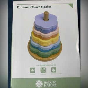 3/$20 Wooden flower stacker